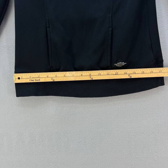 Harley Davidson Performance Women's Quarter Zip Jacket Size S Black Quilted - Picture 8 of 16
